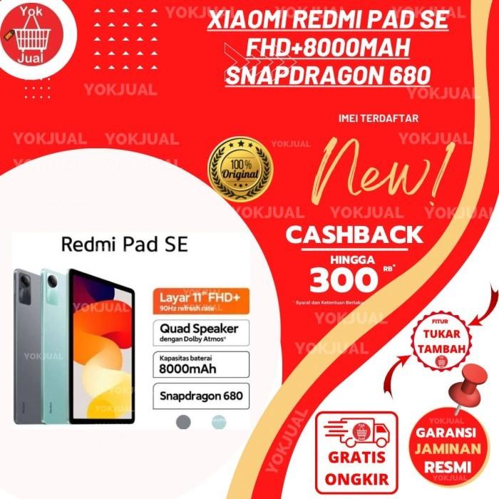 Gambar Xiaomi Redmi Pad SE 4GB/128GB mi pad SE 4/128 Gb 11" mipad SE Resmi - graphite gray dari Yokjual undefined Tokopedia