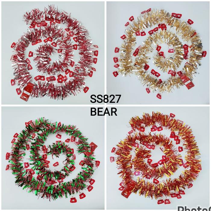 Gambar NEW Slinger Santa Dekorasi Natal Hiasan Parcel Tinsel Murah Grosir - SS-824 SANTA, HIJAU dari MadisonShop undefined Tokopedia