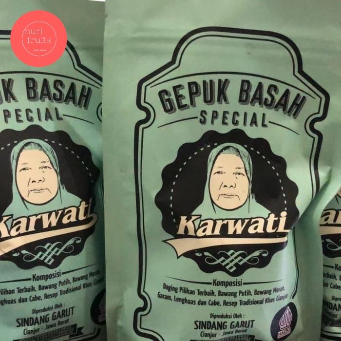 Gambar gepuk basah|gepuk basah karwati asli|daging gepuk|gepuk basah|jajanan dari nuri fruits 1 undefined Tokopedia