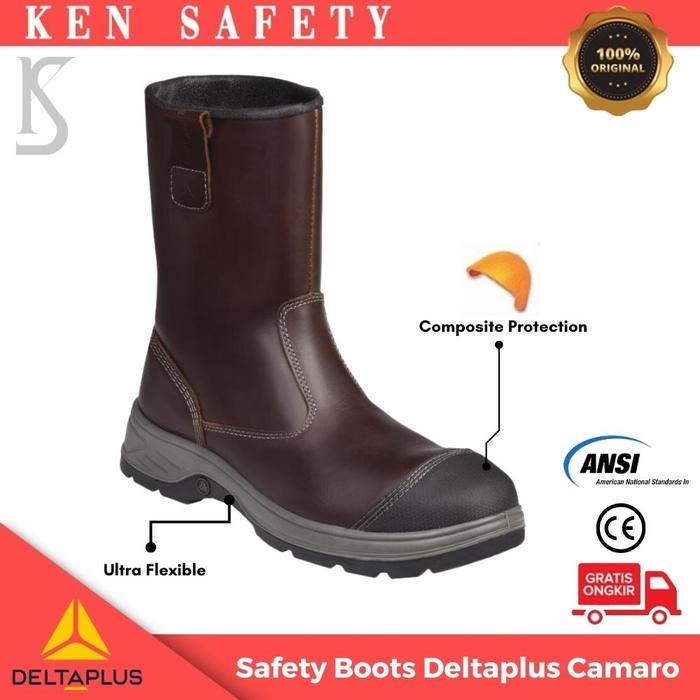 Sepatu Deltaplus Safety Boots Utex Steel Toe Cap PU Sole Cheap