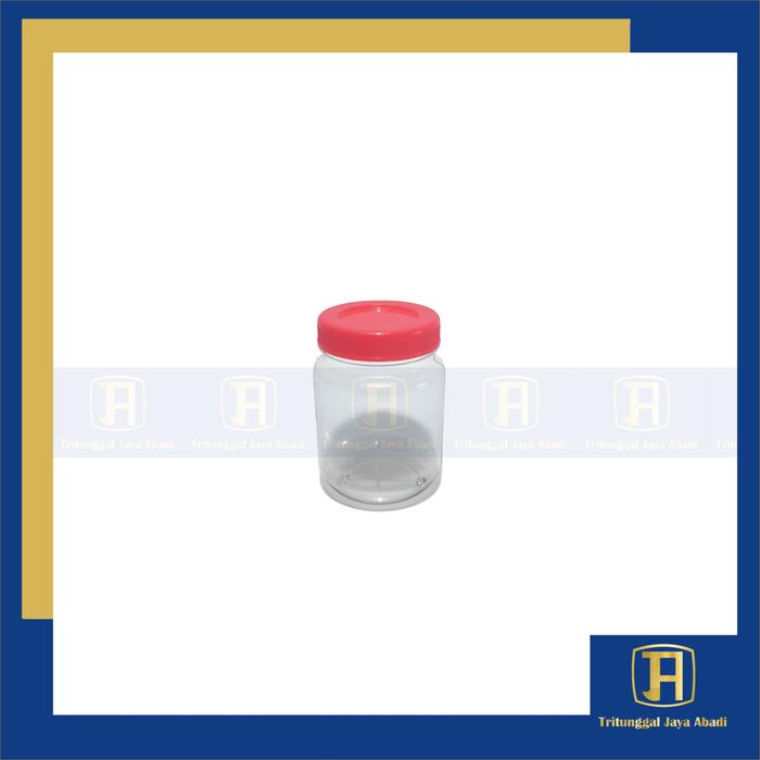 Gambar Jar Toples Selai/Jar Toples Sambal/Jar Toples Bumbu 150ml Kecil Bulat - Merah dari Tritunggal Jaya Abadi undefined Tokopedia