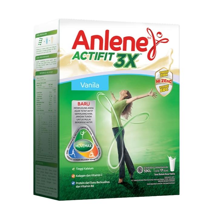 Gambar Anlene Actifit Susu Bubuk Vanila 590 g dari BIGsmart Official undefined Tokopedia