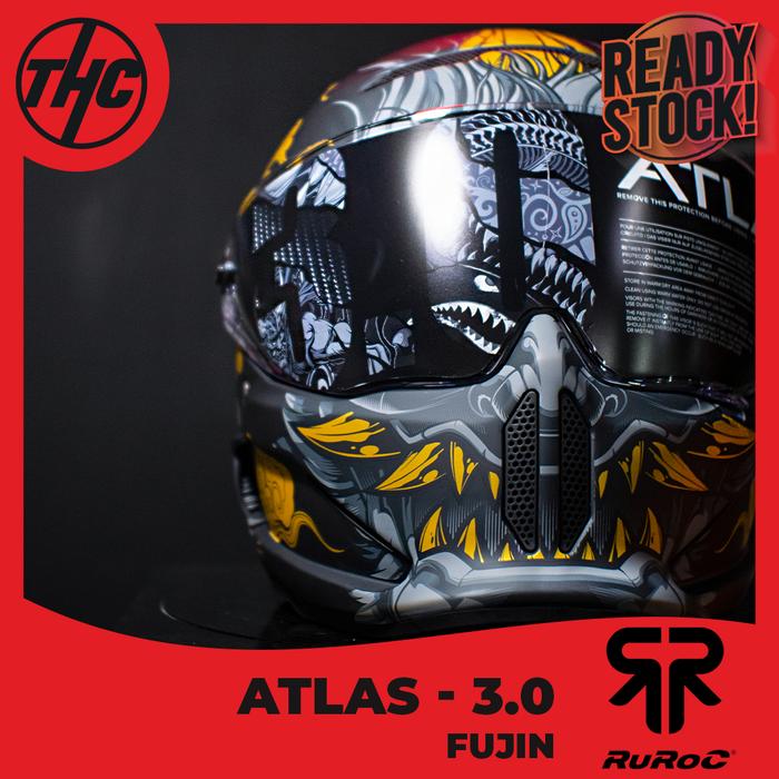 RUROC ATLAS 3.0 FUJIN FULL FACE HELMET | Indo4ward