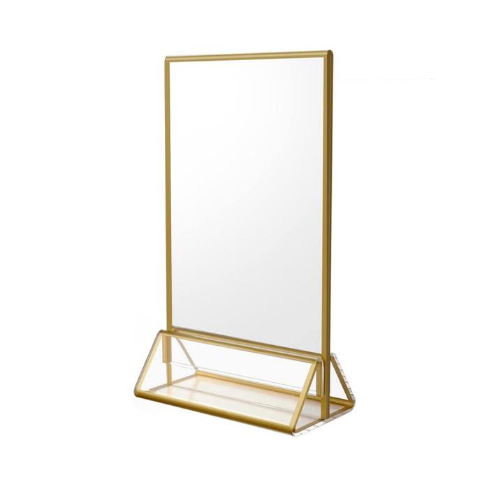 Gambar Stand Menu Akrilik Tempat Brosur Holder Menu Sign Holder - A5 dari ITOKOTOO undefined Tokopedia