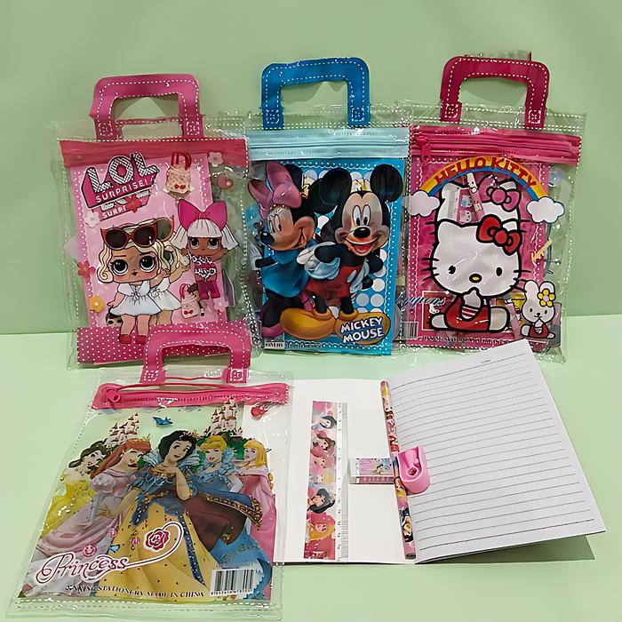 Gambar Paket Alat Tulis Karakter Frozen Lengkap / Stasionery Set Belajar Anak - Cewk Kmsn Plstk dari A.R.A.F.A undefined Tokopedia