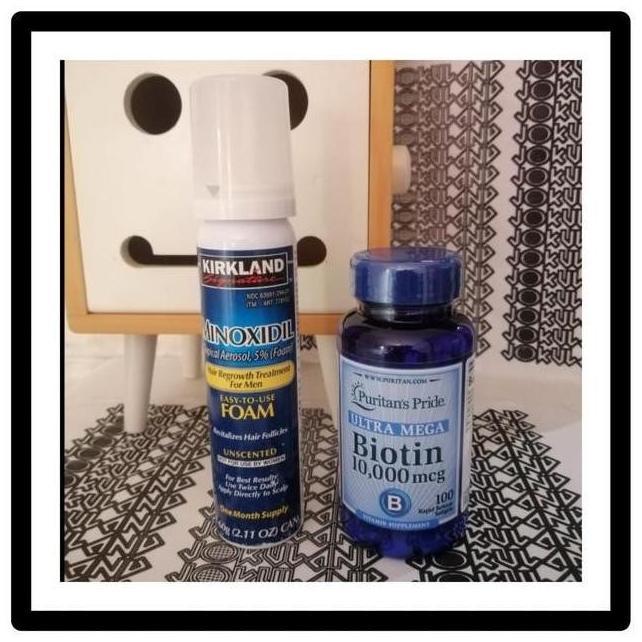 Gambar EK ST ZL KIRKLAND FOAM 5% Minoxidil + BIOTIN 10000 MCG - KF+ 100 SOFTGEL dari Lapak Cuan ID undefined Tokopedia
