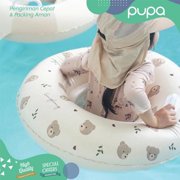 Gambar Ban Pelampung Duduk Renang Anak Air Inflatable Swimming Ring Pool Seat dari PUPA Baby undefined Tokopedia