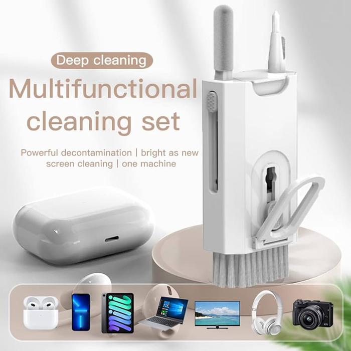 Gambar TY196 Multifungsi 8 in 1 Cleaning Brush Set Pembersih Laptop Keyboard dari A-House undefined Tokopedia