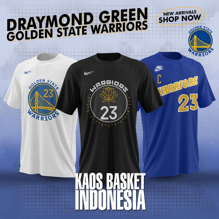 Promo Baju Basket Tshirt NBA Kaos Golden State Warriors Draymond