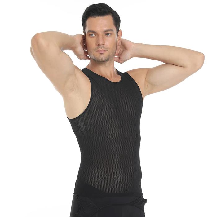 Gambar RodaX Adapt Men Base Layers 48 gr Moisture-Wicking Compression Shirt Kaos Sepeda Dingin Base Layer Sepeda Kaos Olahraga Ringan Daleman Sepeda Sleeveless Kaos Gowes Dalaman Sepeda Berpori Base Layer Sepedah Drifit Kaos Roadbike Stretch Pakaian Dalam MTB - Hitam, S dari RodaX Cycling undefined Tokopedia