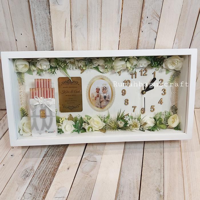Gambar frame mahar elegant - happy wedding 1 dari Rumahbaguscraft1 undefined Tokopedia