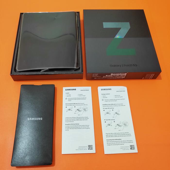 Jual Dus Box Samsung Galaxy Z FOLD 5G Green Sein Original