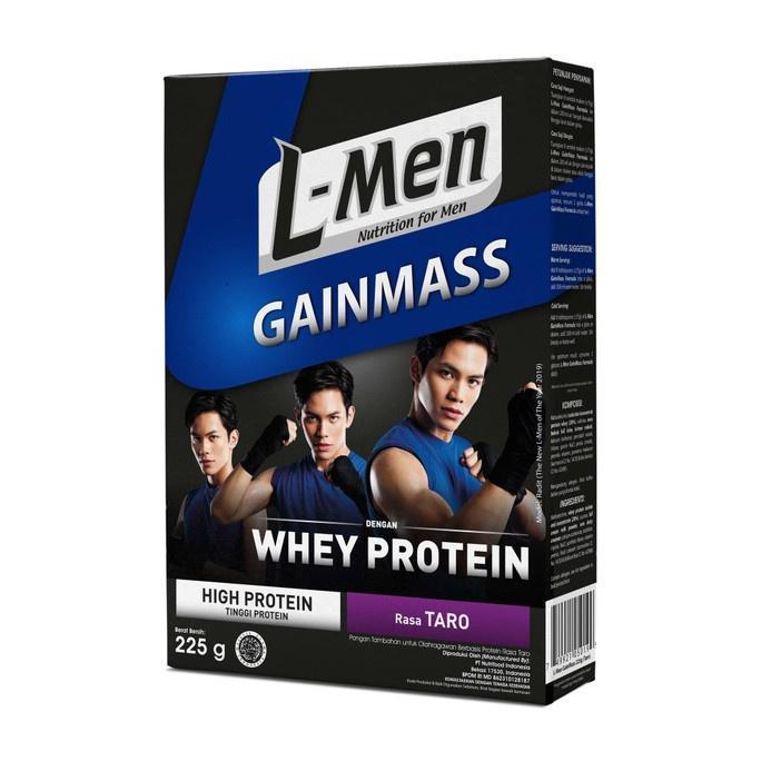 Gambar L-Men Gain Mass 225 gram - Suplemen Penambah Massa Otot Tinggi Whey - TARO ED.17DES23 dari MelindaStore777 undefined Tokopedia