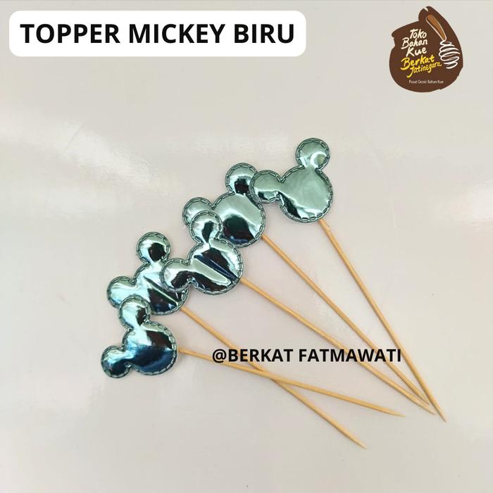 Gambar CAKE TOPPER MICKEY / TOPPER LUCU MICKEY - Biru dari Berkat Fatmawati TBK undefined Tokopedia