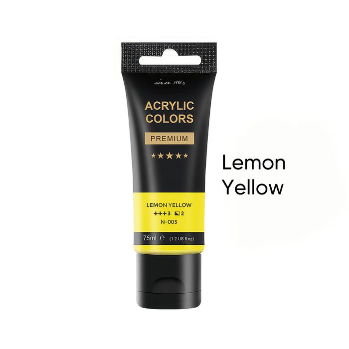 Gambar Giorgione Cat Akrilik Acrylic Paint Color 75ML G-AC75 - Lemon Yellow dari Giorgione Official Shop undefined Tokopedia