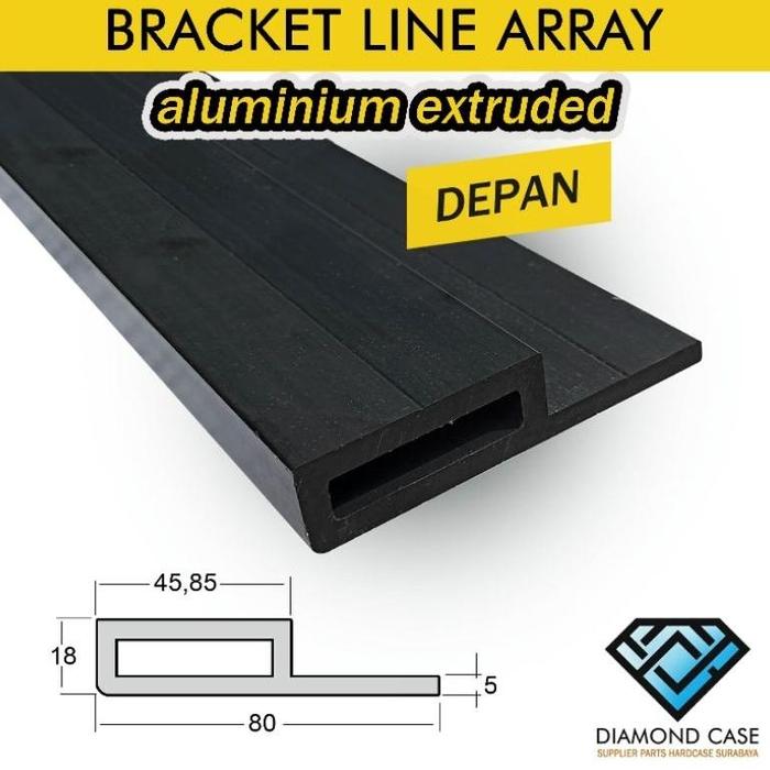 Gambar Bracket Line Array Batangan - Depan, 1 meter dari painstor undefined Tokopedia