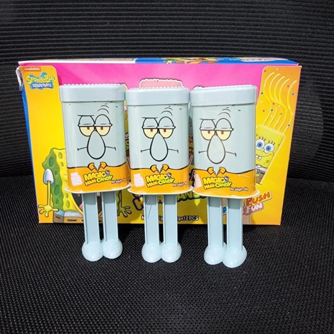 Gambar Korean Magic Hair Candy Korea Viral Squidward Spongebob Candy - Squidward dari lapakmimin1 undefined Tokopedia