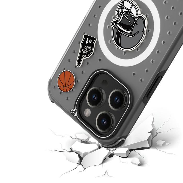 Gambar Casing iPhone 15 Pro Max Pinit Dynamic Antimicrobial Case with MagSafe - Clear Black dari Doria Official Store by IGA undefined Tokopedia