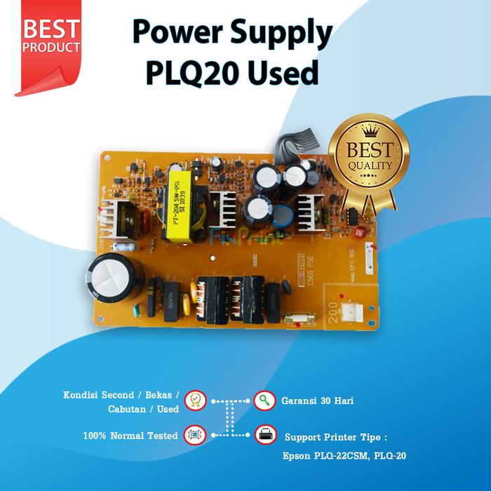 Gambar Power Supply Epson PLQ30 PLQ22 PLQ20 Adaptor PSU Printer PLQ-20 22 30 - PLQ20 Bekas dari FixPrint Jakarta undefined Tokopedia