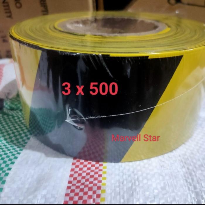 Gambar Police Line Baricade Tape Garis Polisi 3 Inch x 500 Meter - Kuning dari Marvell Star Shop undefined Tokopedia