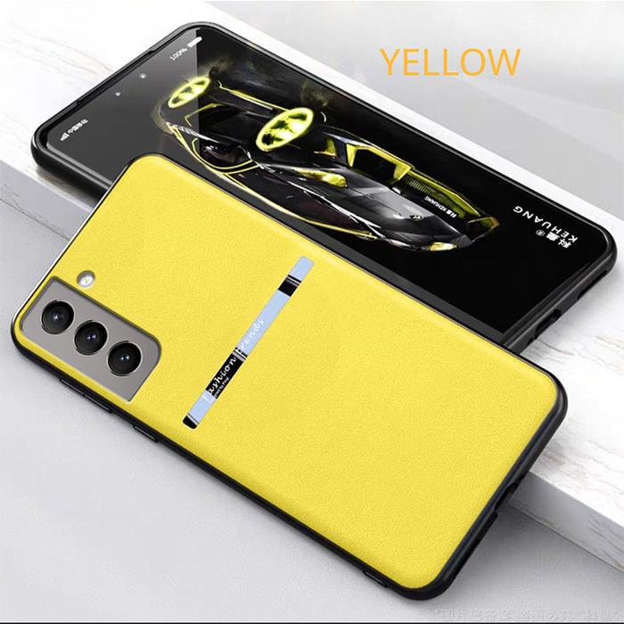 Gambar Case SAMSUNG Galaxy S21 FE 5G Softcase leather kulit back cover trendy - yellow, SAMSUNG S21 FE dari luckycase_NEW undefined Tokopedia