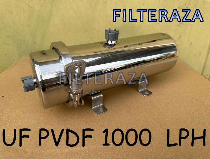 Gambar UF Filter PVDF 1000 LPH - Stainless 304 Ultrafiltrasi 1/2" Inch - REFILL ONLY dari FilterAza undefined Tokopedia