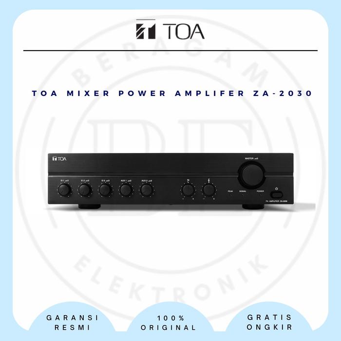 Jual TOA ZA 230W Mixer Amplifier Power 30 Watt | Ampli ZA 230 W - Kab