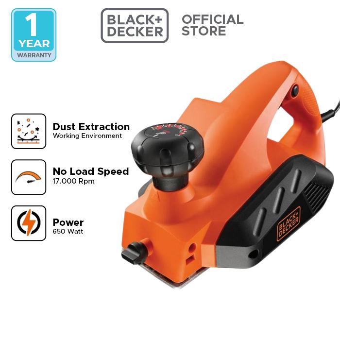 Gambar Black+Decker 650W Rebating Planer Mesin / Ketam Mesin Serut (KW712-QS) - KW712 Only dari Black&Decker ID undefined Tokopedia