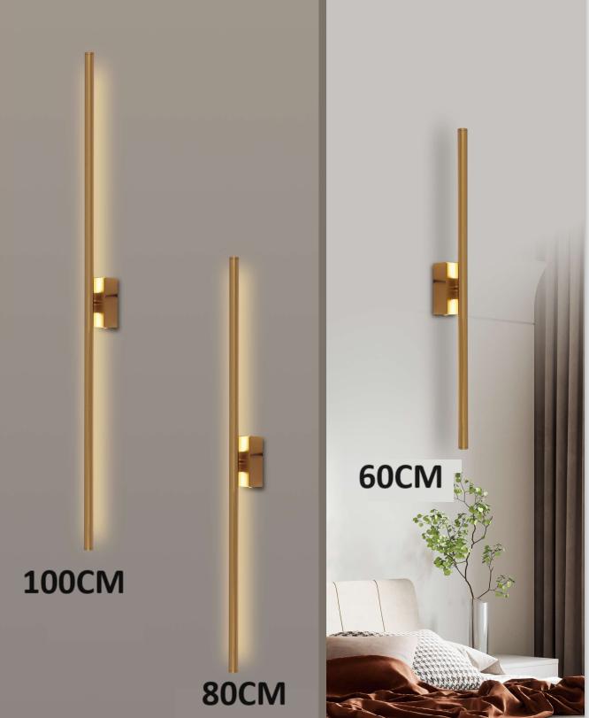 Gambar FL 1664 LAMPU DINDING MODERN MINIMALIS LUKISAN WASTAFEL RUANG TAMU - GOLD, 60CM dari Fashion Lite undefined Tokopedia
