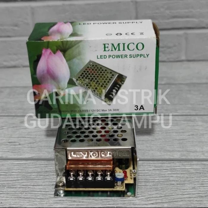 Gambar LAMPU LED STRIP 5050 DC 12V LUXEN / LED STRIP LUXEN 5050 5 Meter - TRAFO EMICO 3A dari CARINA LISTRIK GUDANG LAMPU undefined Tokopedia