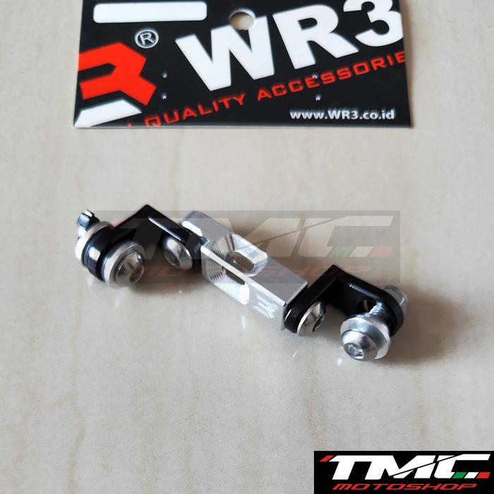 Gambar Bracket breket tabung minyak rem wR3 - Silver - Hitam dari TMC Motoshop undefined Tokopedia