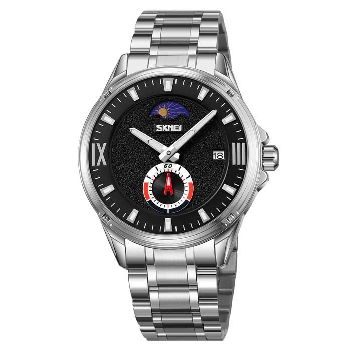 Gambar Jam Tangan pria skmei 9326 rantai moon phase original - AA dari Zakky OQINOSTORE undefined 2 Tokopedia