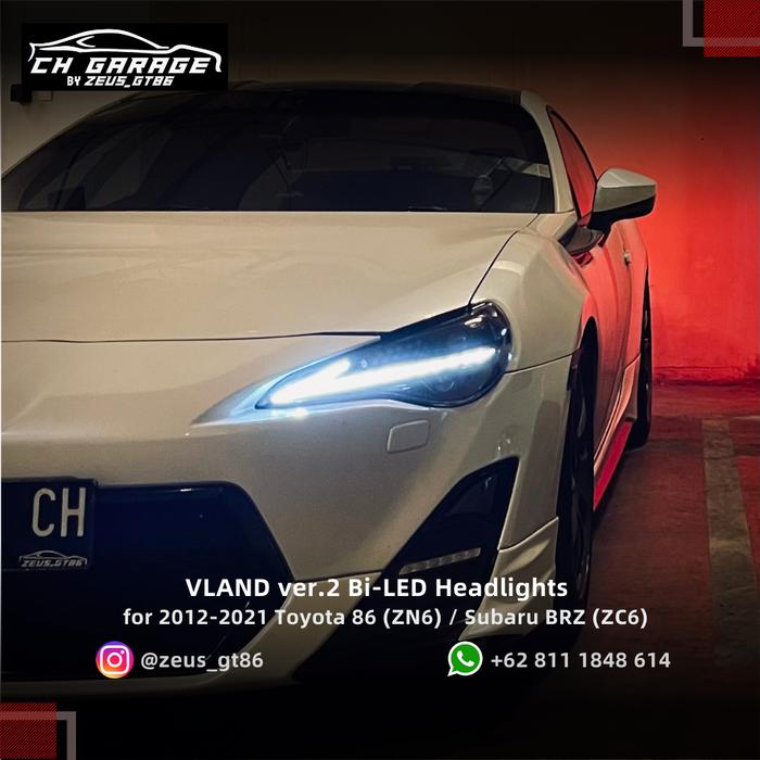 まーるVLAND ヘッドライト 86 zn6 brz zc6 VLAND 流れるウィンカー搭載 86 FT86 ハチロク BRZ ヘッドライト