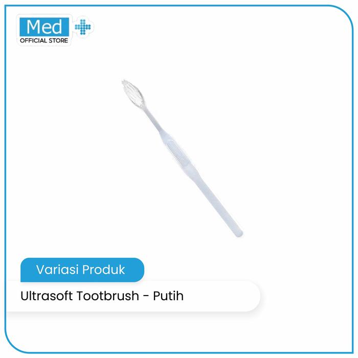 Gambar Med+ Ultrasoft Clean Toothbrush / Travel Toothbrush - Putih dari Medplus undefined Tokopedia