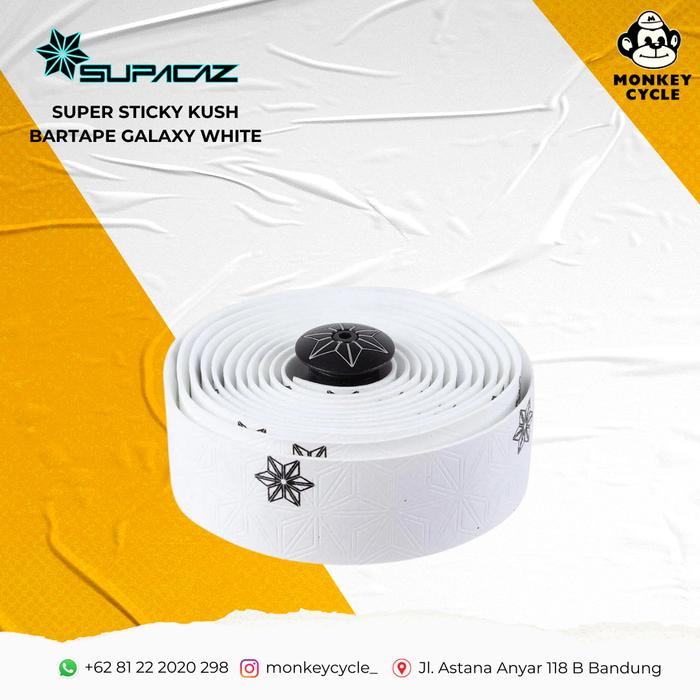 Gambar Supacaz Super Sticky Kush Bartape Galaxy White dari Monkey Cycle undefined Tokopedia