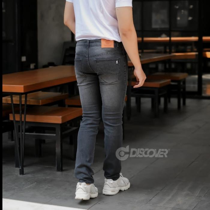 Gambar Jeans pria!! celana jeans pria Slim fit big size black jazz 42 Jumbo - Black jazz, S 27/28 dari Ralizzta jeans murah Bdg undefined Tokopedia