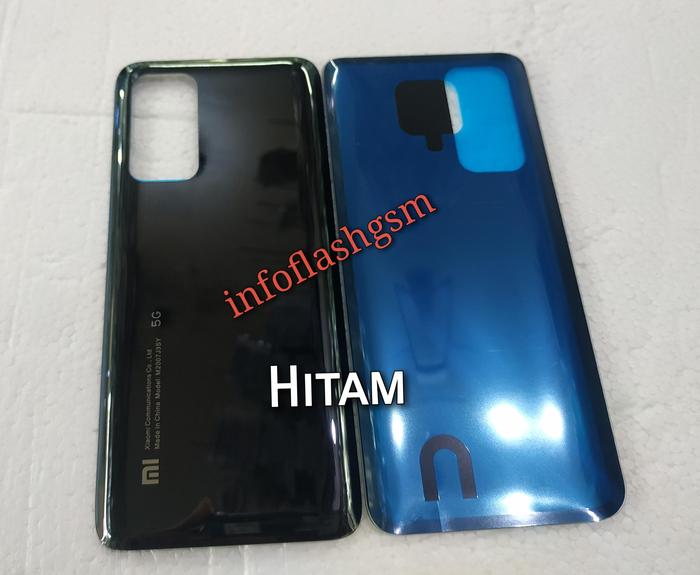 Gambar Backdoor Back Cover Tutup Belakang Xiaomi Mi 10T Mi10T Pro 5G - Hitam dari infoflashgsm undefined Tokopedia