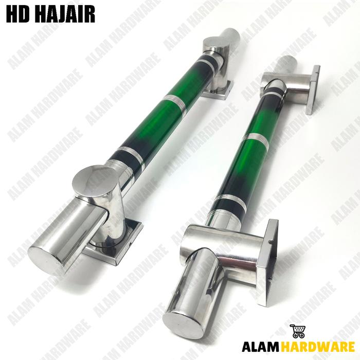 Gambar Gagang Pintu Rumah ALAM HARDWARE Type HAJAIR 35 Cm 45 Cm Dan 60 Cm - Hijau, 35 Cm dari ALAM DOOR HANDLE undefined Tokopedia