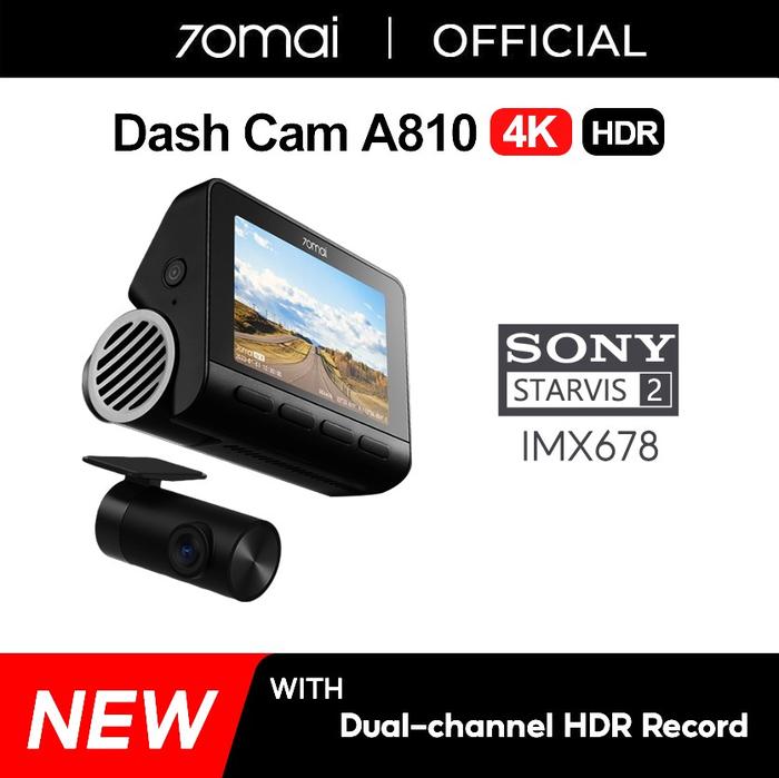 最新4K 超高精細 苦しかっ 70mai Dash Cam A810 ドライブレコーダー