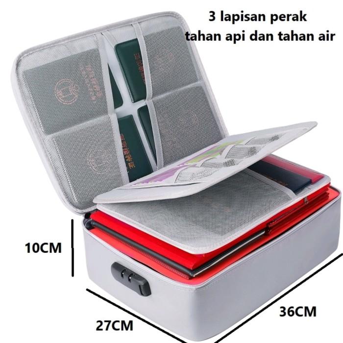 Gambar Map Tempat Folder Keeper File Kertas Dokumen Berkas Penting A4 - Abu-abu dari Dnpshop1 undefined Tokopedia