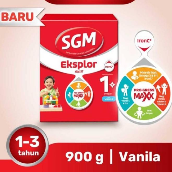 Gambar Susu SGM Eksplor 1+ 900gr Susu Pertumbuhan Rasa Vanila - Dus Mulus dari Pesona Mart 88 undefined Tokopedia