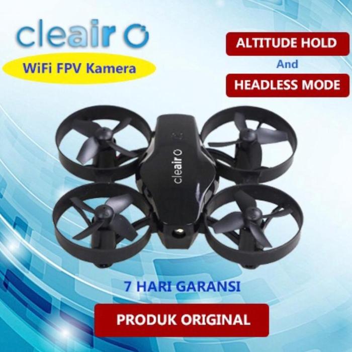 Gambar Cleair O2 Mini Wifi Drone Kamera Fpv Live Streaming Mini Racing - Putih dari bebas belanjaa undefined Tokopedia