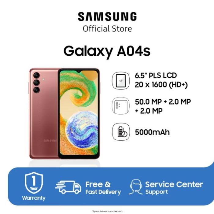 Gambar Samsung Galaxy a04s 4/128gb - Oren dari D3V STORE undefined Tokopedia