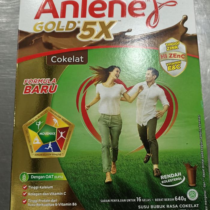 Gambar Anlene gold coklat 600gr, susu kalsium dari Damai indah olshop undefined Tokopedia