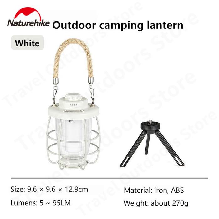 Gambar LAMPU CAMPING OUTDOOR NATUREHIKE CNH22DQ007 - WHITE dari Lelono Adventure undefined Tokopedia