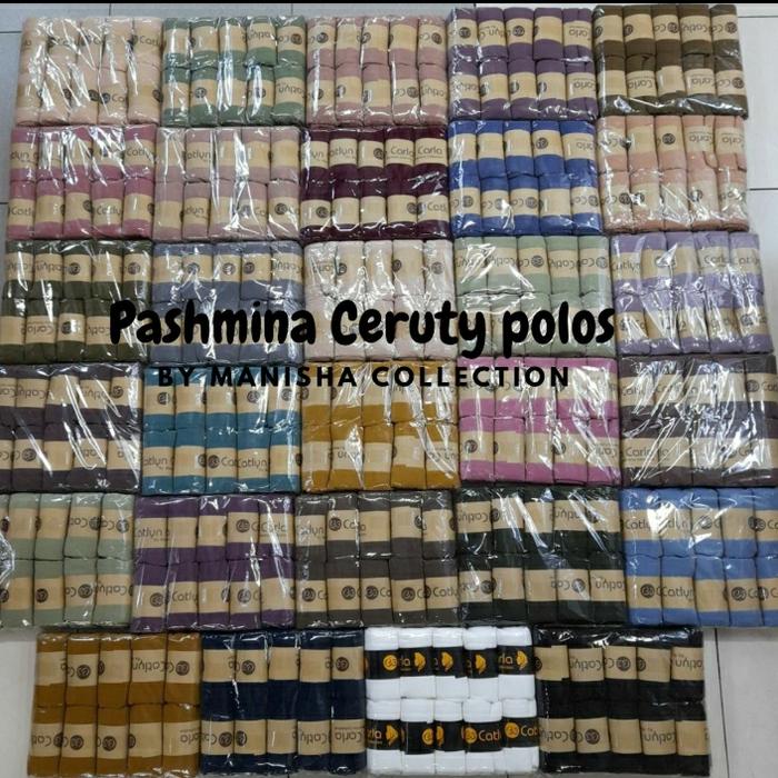 Gambar pasmina ceruty babydoll bisa mix warna dan seragaman.harga 10 pcs dari 4 saudara collection undefined Tokopedia
