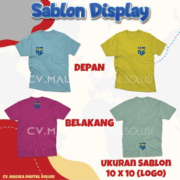 Gambar Sablon DTF Ukuran Logo Kaos 30s Satuan - Kustom Desain Pria Wanita - 10 x 10 (Logo), Hanya Sablon dari Malika Digital Solusi undefined Tokopedia