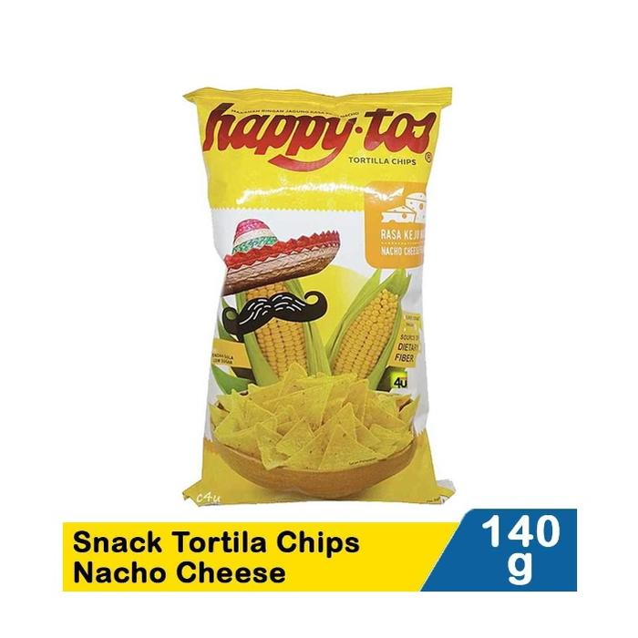 Gambar Happytos Snack Tortilla Chips 140gr - Happy Tos Jagung Bakar / Merah - Nacho Cheese dari sertamart undefined Tokopedia