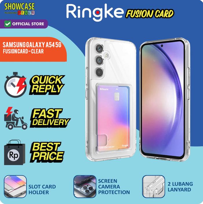 Gambar Ringke Compatible For Samsung A54 5G Fusion Softcase Tipis Anti Crack Military Armor - Card Clear dari ShowcaseFever Kota Administrasi Jakarta Utara Tokopedia