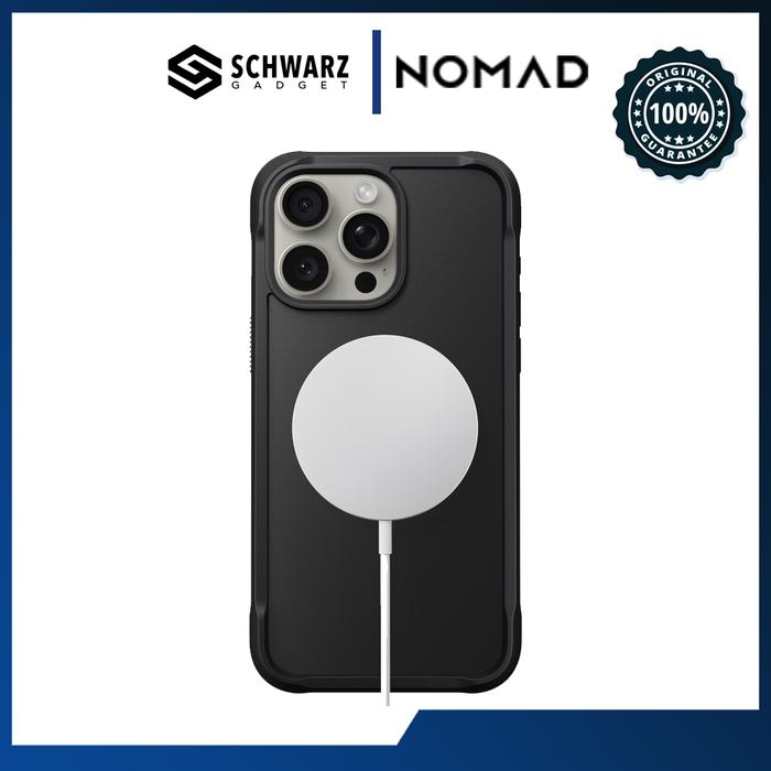 Gambar NOMAD Rugged Magsafe Case iPhone 15 Pro Max Plus Original - Black, 15 Pro Max dari SCHWARZ GADGET undefined Tokopedia